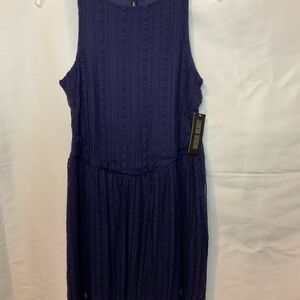 Navy Lace Dress